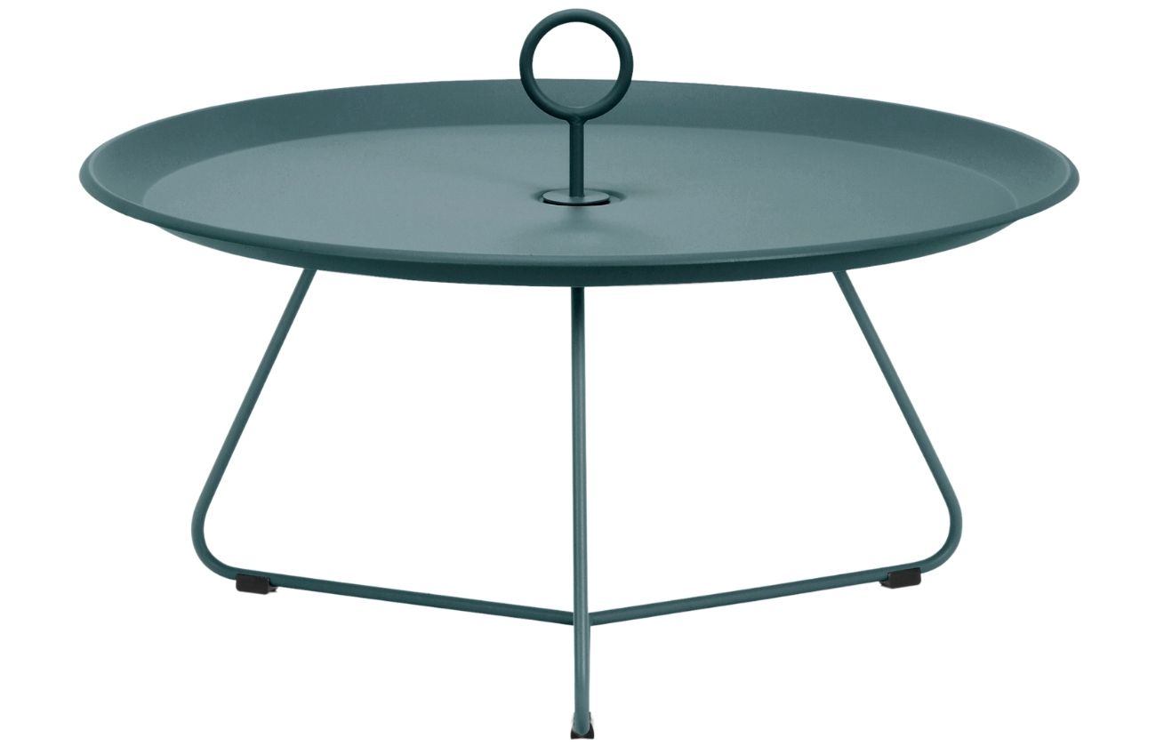 Tmavě zelený kovový konferenční stolek HOUE Eyelet 70 cm Houe
