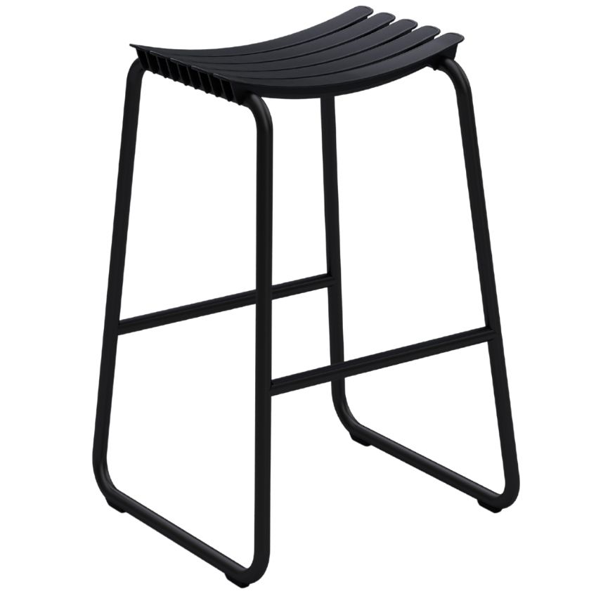 Černá plastová barová židle HOUE ReClips 76 cm Houe