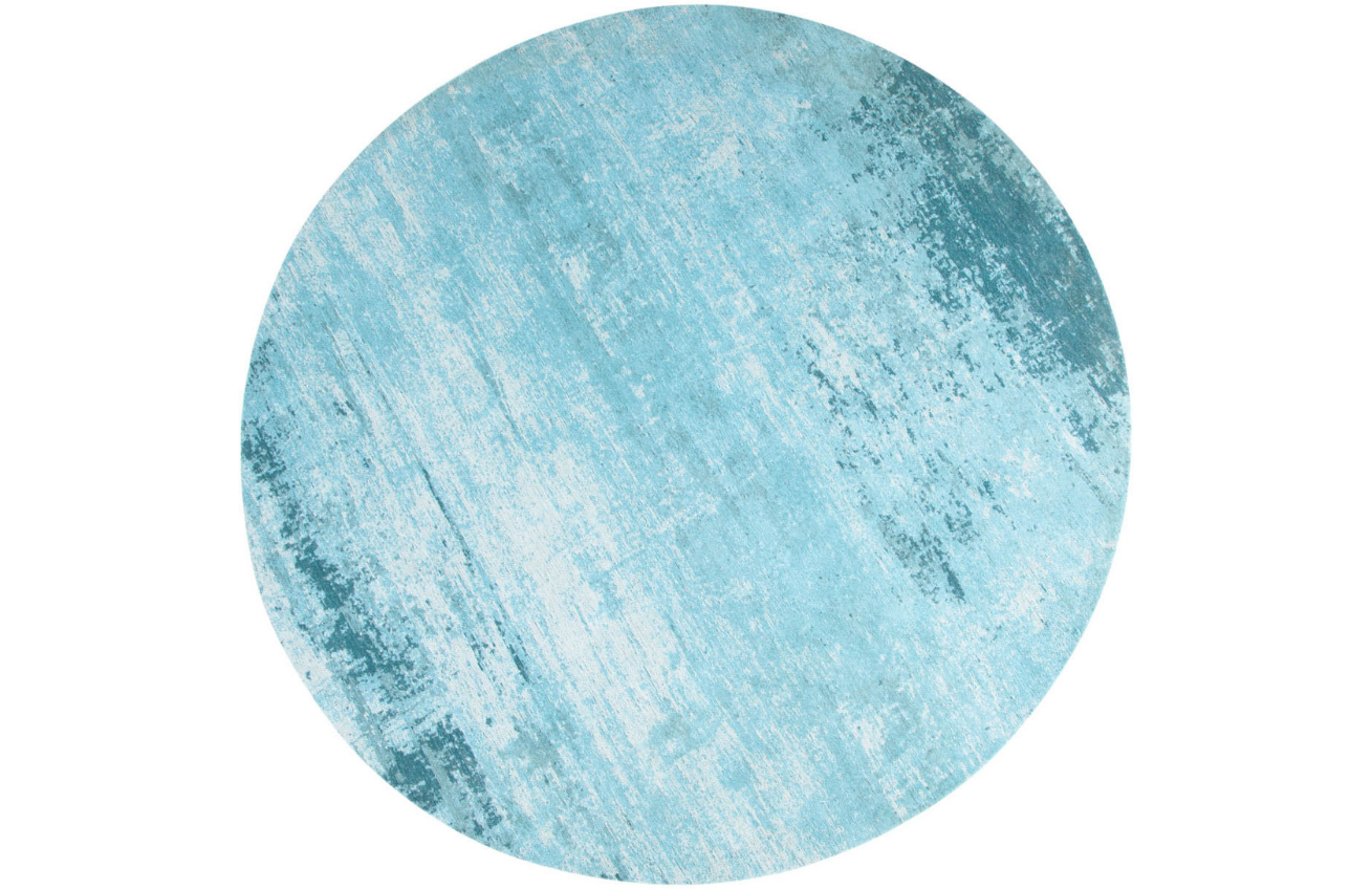 Moebel Living Modro béžový bavlněný koberec Charlize 150 cm Moebel Living