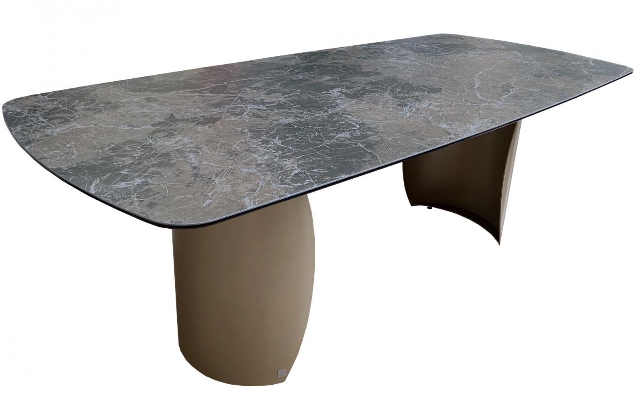 Hnědo šedý keramický jídelní stůl Miotto Arona 220 x 100 cm Miotto