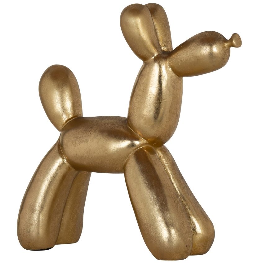 Zlatá dekorativní soška Richmond Dog 28 cm Richmond