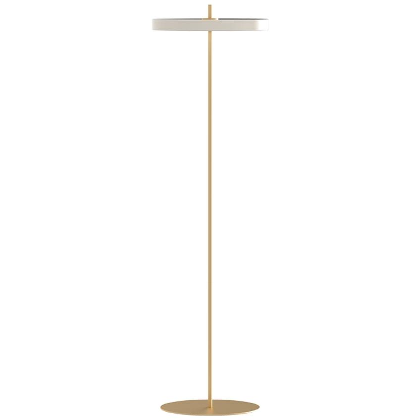 Krémově bílá kovová stojací lampa UMAGE ASTERIA 150 cm Umage