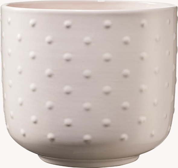 Béžový keramický květináč Big pots Baku