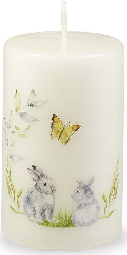 Bílá velikonoční svíčka Unipar Sweet Easter Bunny