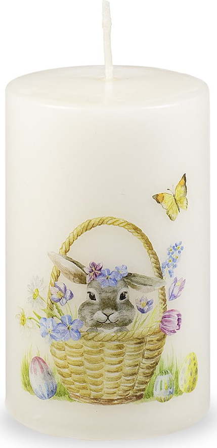 Bílá velikonoční svíčka Unipar Sweet Easter