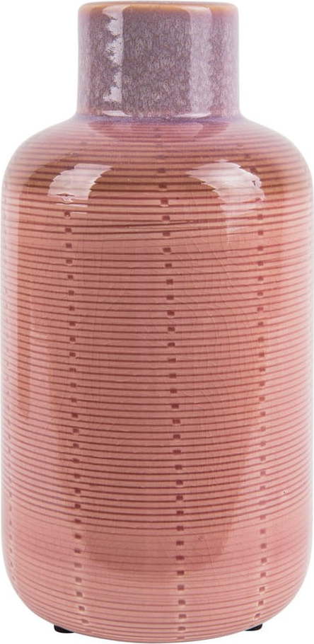 Růžová keramická váza PT LIVING Bottle