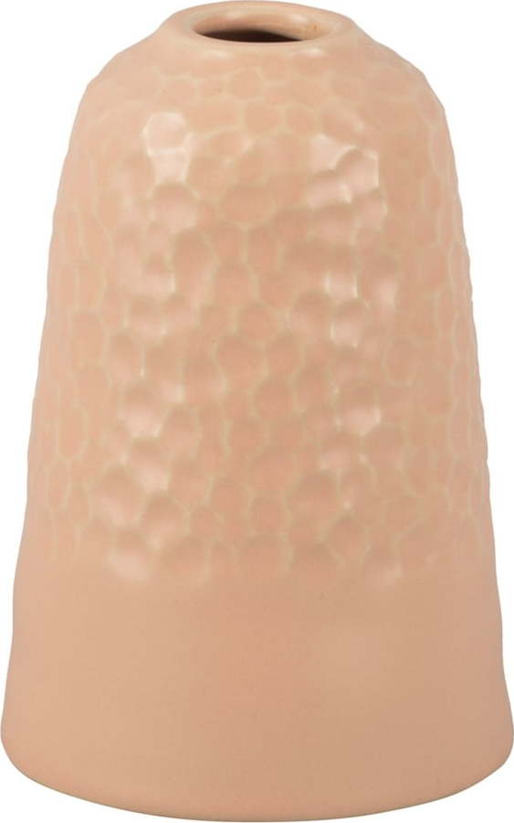 Růžová keramická váza PT LIVING Carve