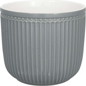 &Scaron;ed&yacute; keramick&yacute; květin&aacute;č Green Gate Alice