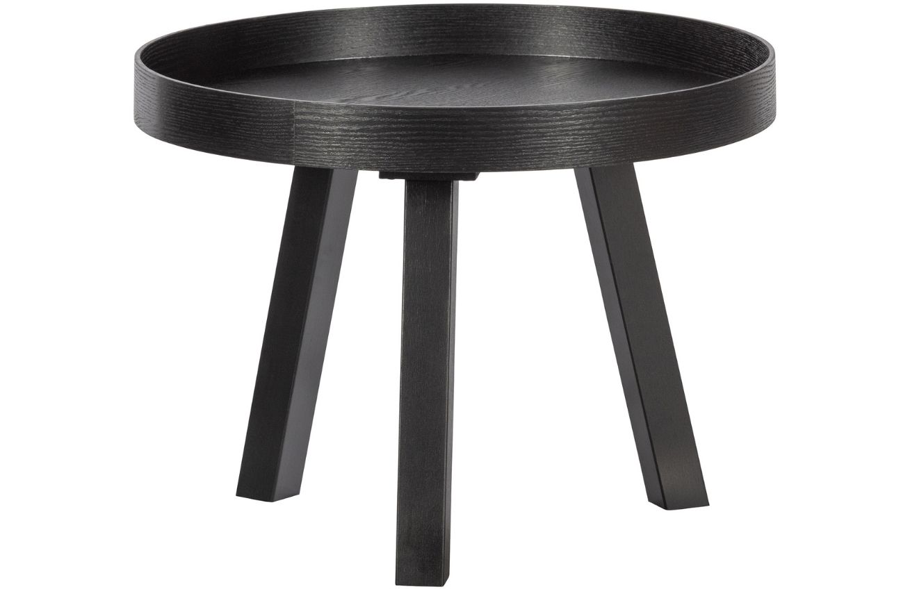 Hoorns Černý borovicový konferenční stolek Bea 60 cm Hoorns