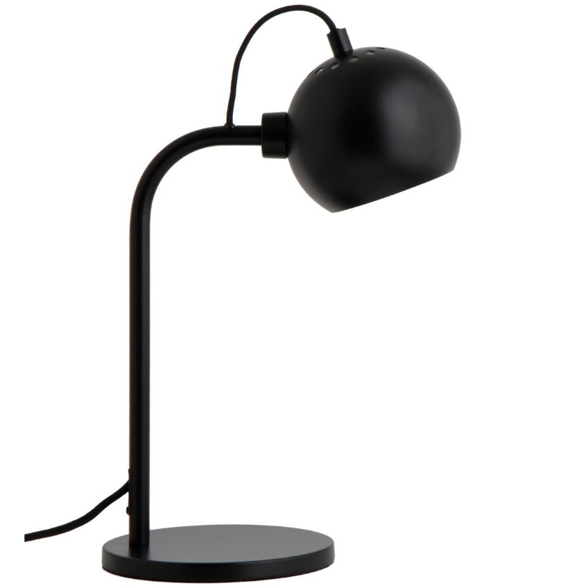 Černá matná kovová stolní lampa Frandsen Ball I. Frandsen