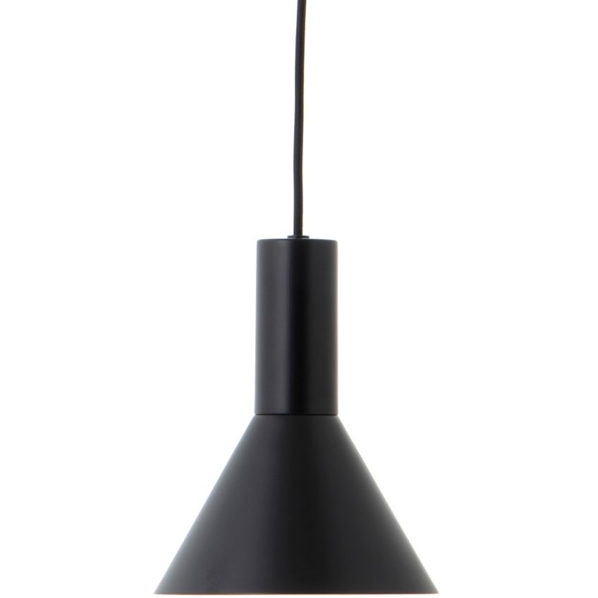 Černé matné kovové závěsné světlo Frandsen Lyss 18 cm Frandsen