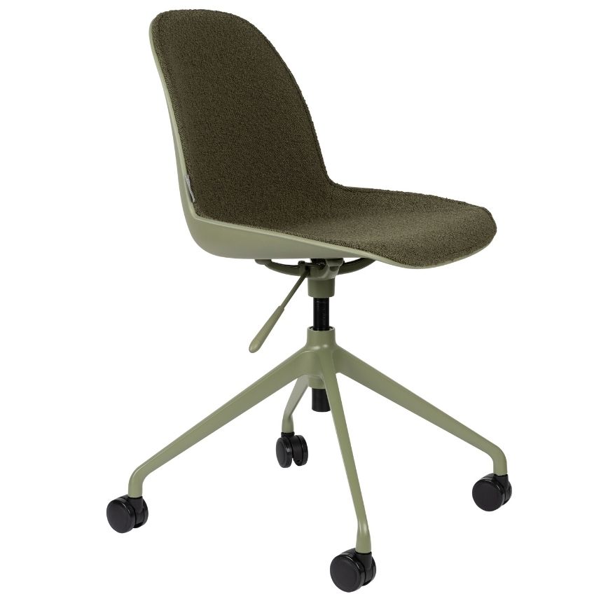 Zelená látková konferenční židle ZUIVER ALBERT KUIP Zuiver