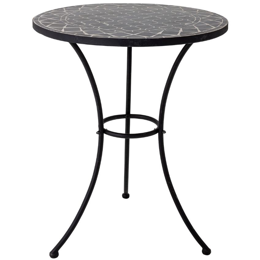 Černý keramický bistro stolek Bloomingville Lala 60 cm Bloomingville