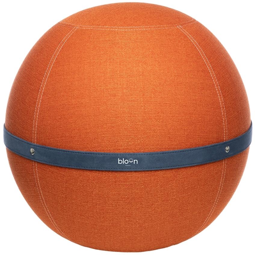 Bloon Paris Oranžový látkový sedací/gymnastický míč Bloon Original 55 cm Bloon Paris