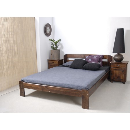 Postel SARA 180x200cm z masivu borovice Borovice