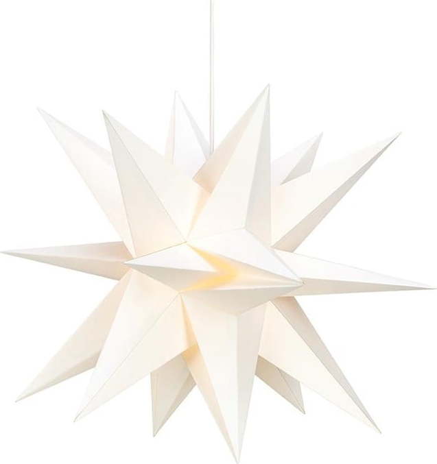 Bílá závěsná světelná dekorace Markslöjd Skillinge