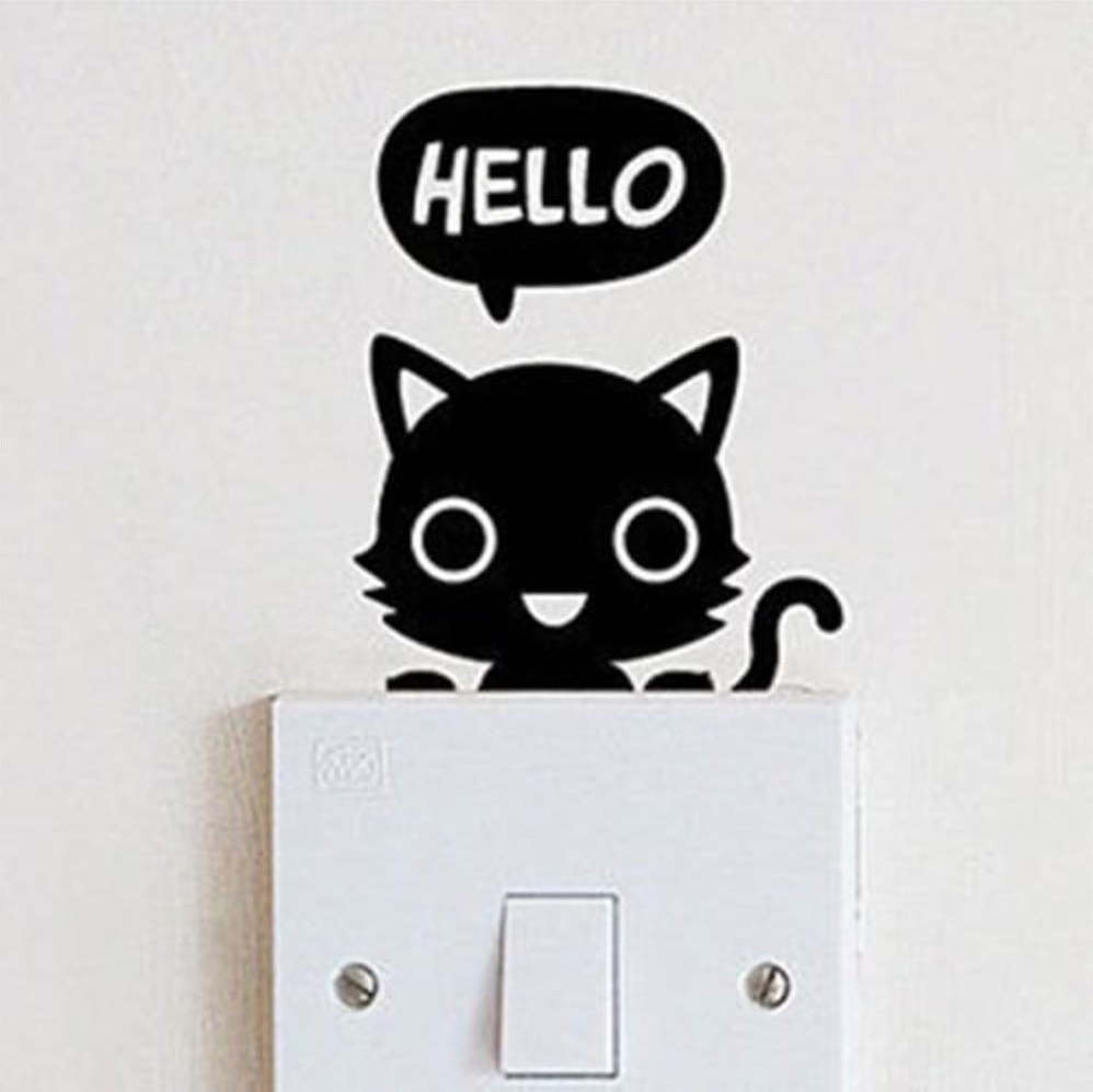 Dekorativní samolepka na zeď Hello Catty Evila Originals