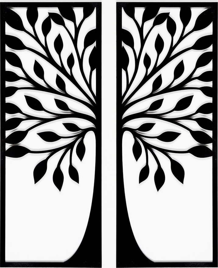 Dřevěná nástěnná dekorace Evila Originals Tree Of Life Evila Originals
