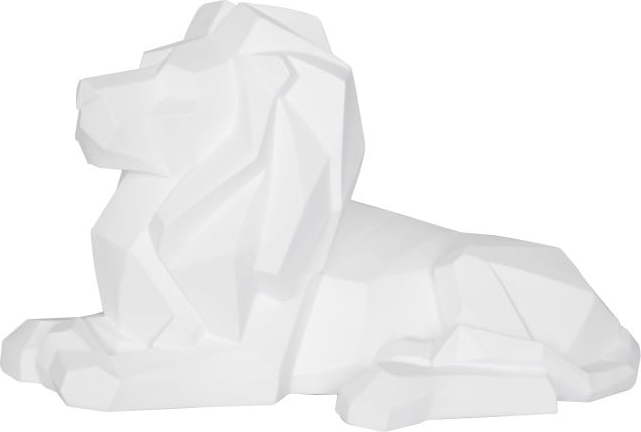 Matně bílá soška PT LIVING Origami Lion PT LIVING