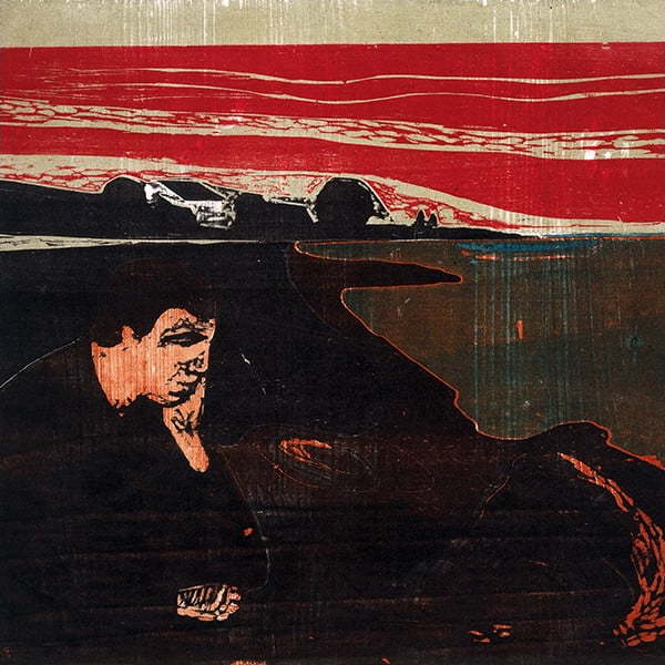 Reprodukce obrazu Edvard Munch - Evening Melancholy I