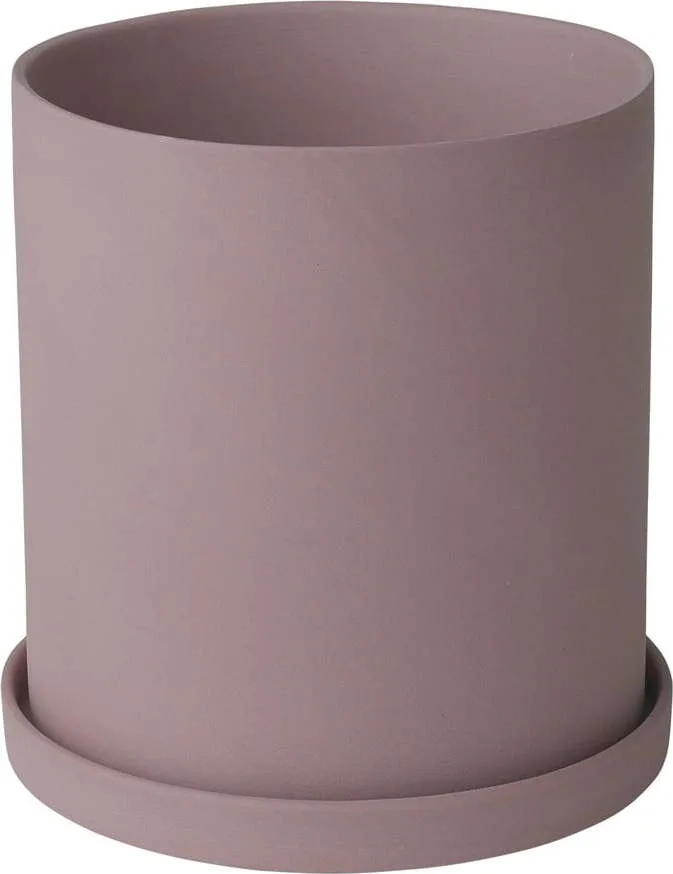 Růžový porcelánový květináč Blomus Nona