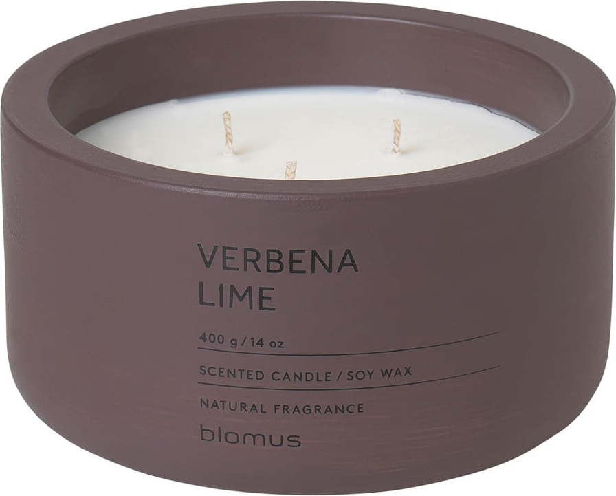 Svíčka ze sojového vosku s vůní limetky a verbeny Blomus Fraga