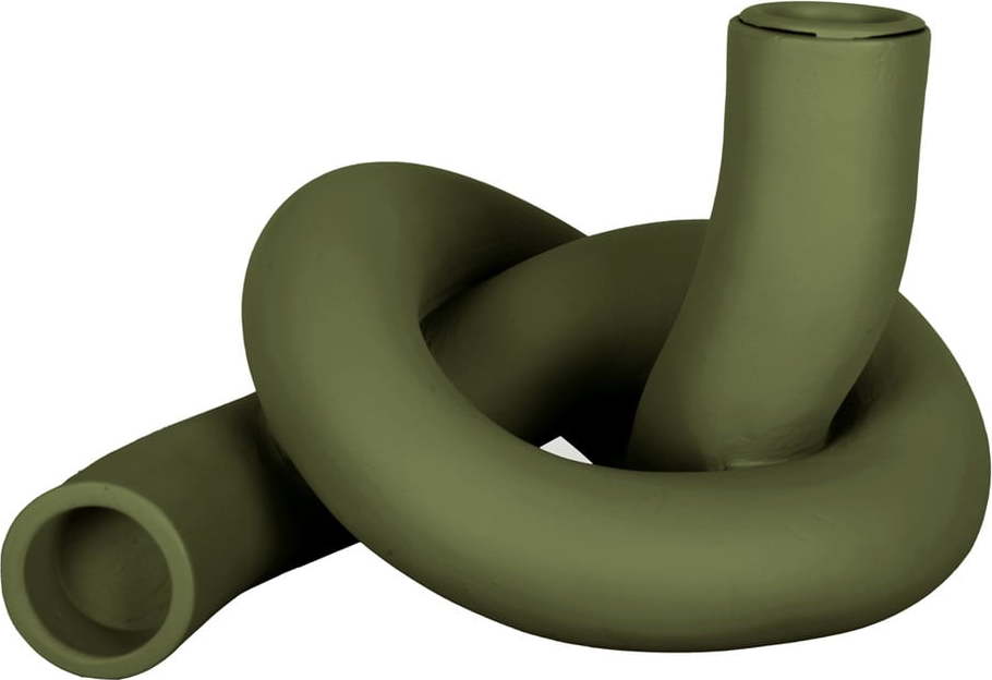 Zelený keramický svícen PT LIVING Knot PT LIVING