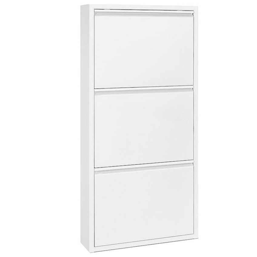 Bílý kovový botník Kave Home Ode 103 cm Kave Home