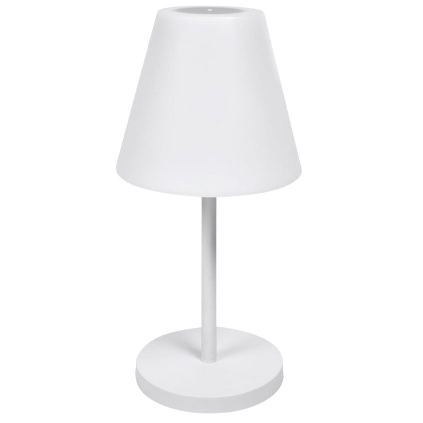 Bílá plastová zahradní stolní LED lampa Kave Home Amaray Kave Home