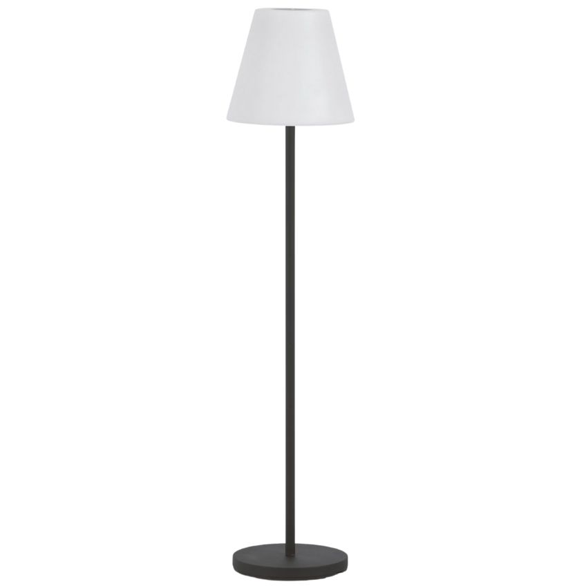 Černo bílá plastová zahradní stojací LED lampa Kave Home Amaray 150 cm Kave Home