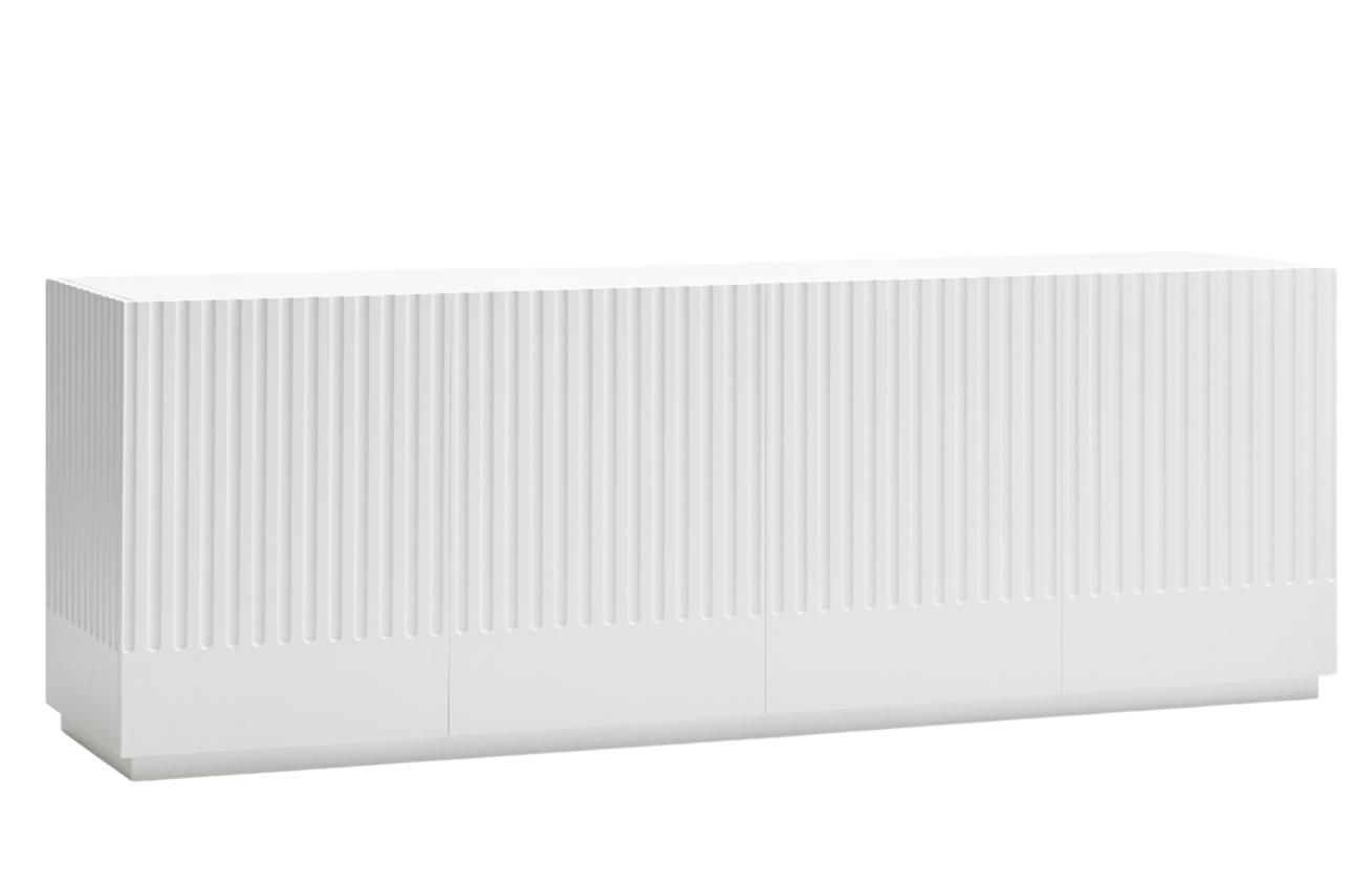Bílá lakovaná komoda Teulat Doric 198 x 48 cm Teulat