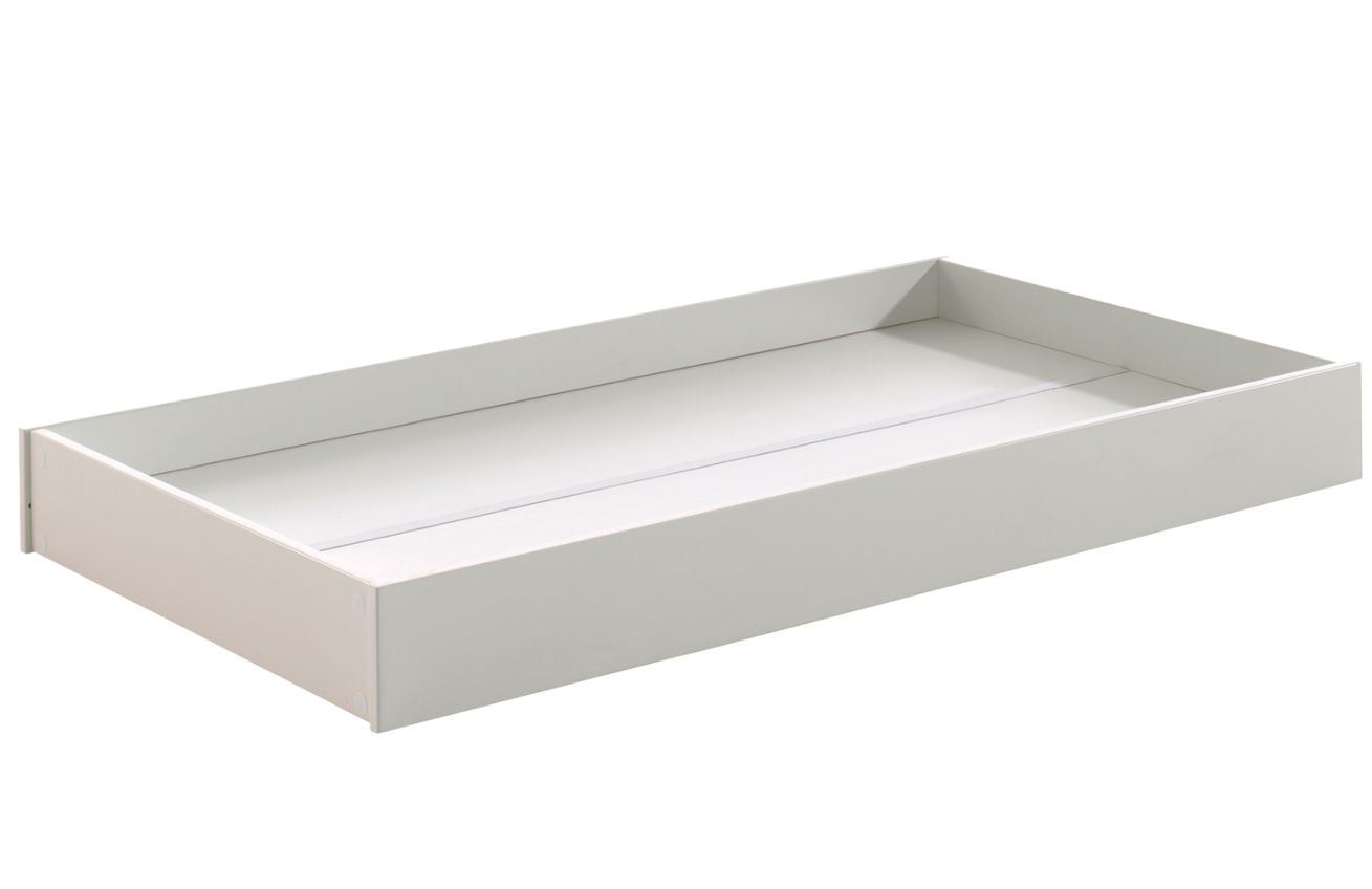 Bílá borovicová zásuvka k posteli Vipack Toddler 138 x 73 cm Vipack