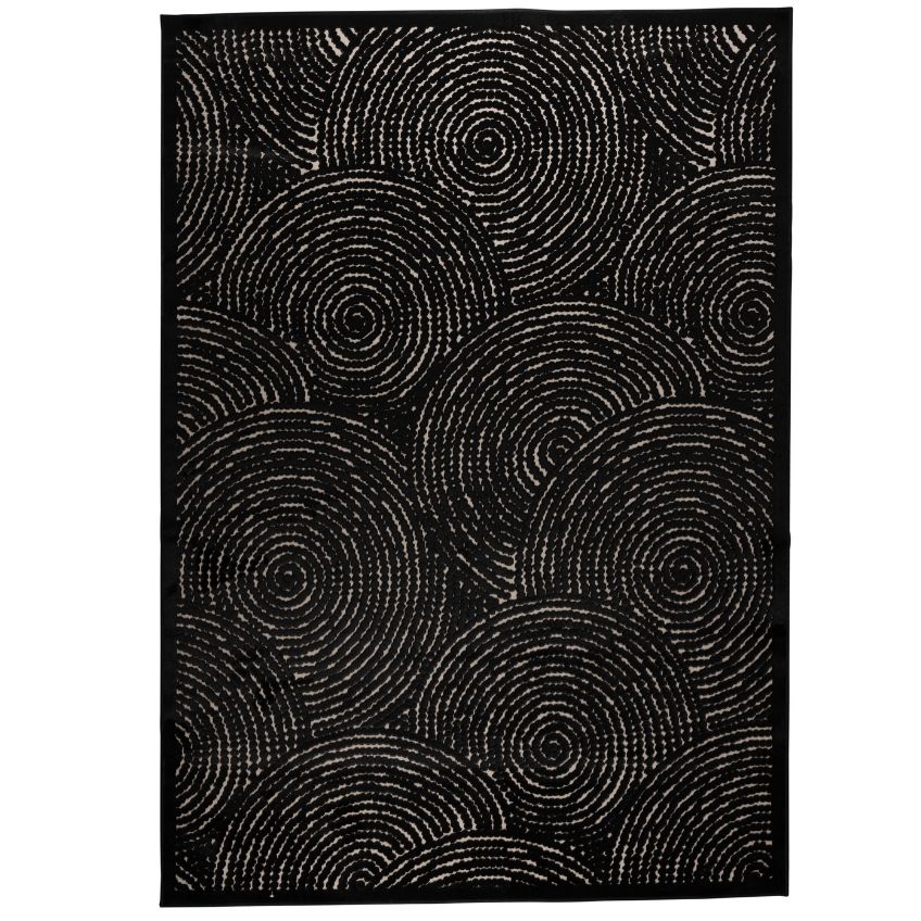 Černý koberec DUTCHBONE Dots 240 x 170 cm Dutchbone