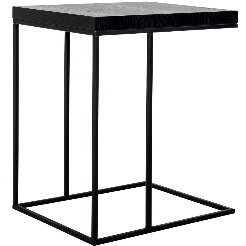 Černý dubový odkládací stolek Richmond Oakura 55 x 45 cm Richmond