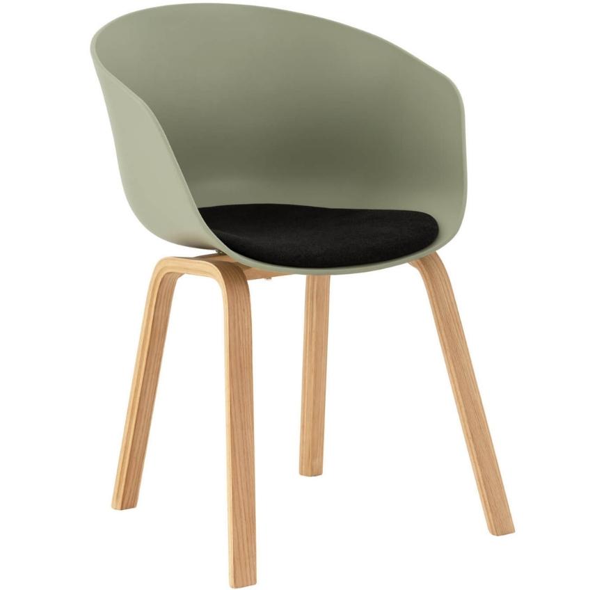 Zelená plastová jídelní židle Somcasa Margot Somcasa