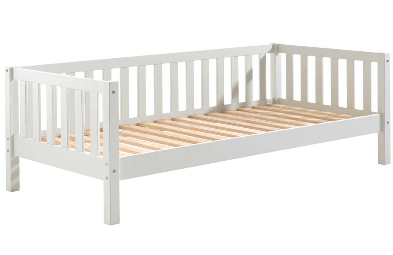 Bílá borovicová postel Vipack Fritz 90 x 200 cm Vipack