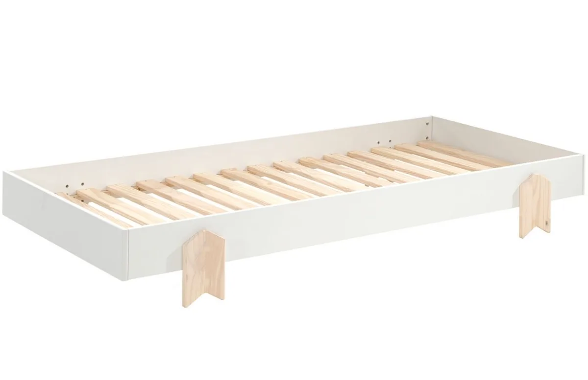 Lakovaná stohovatelná postel Vipack Modulo Arrow