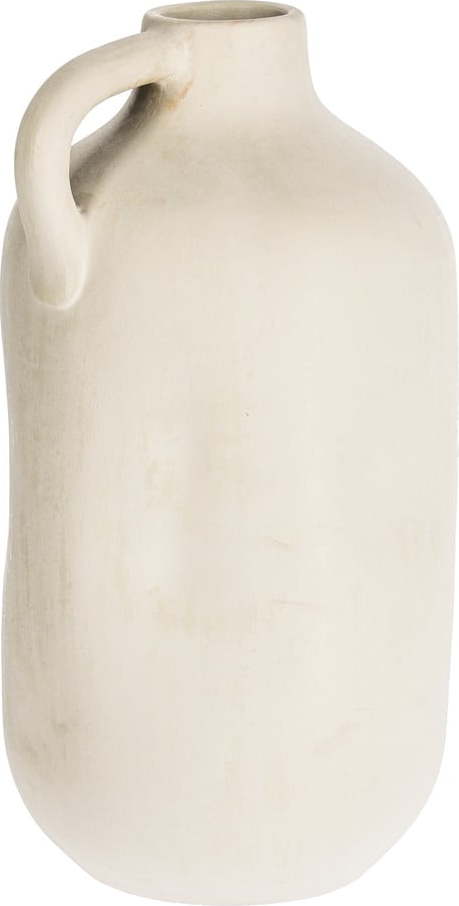 Bílá keramická váza Kave Home Caetana