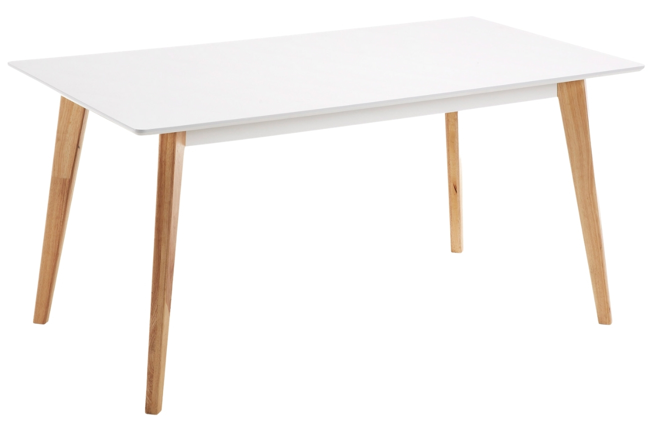 Bílý lakovaný jídelní stůl Kave Home Melan 160 x 90 cm Kave Home