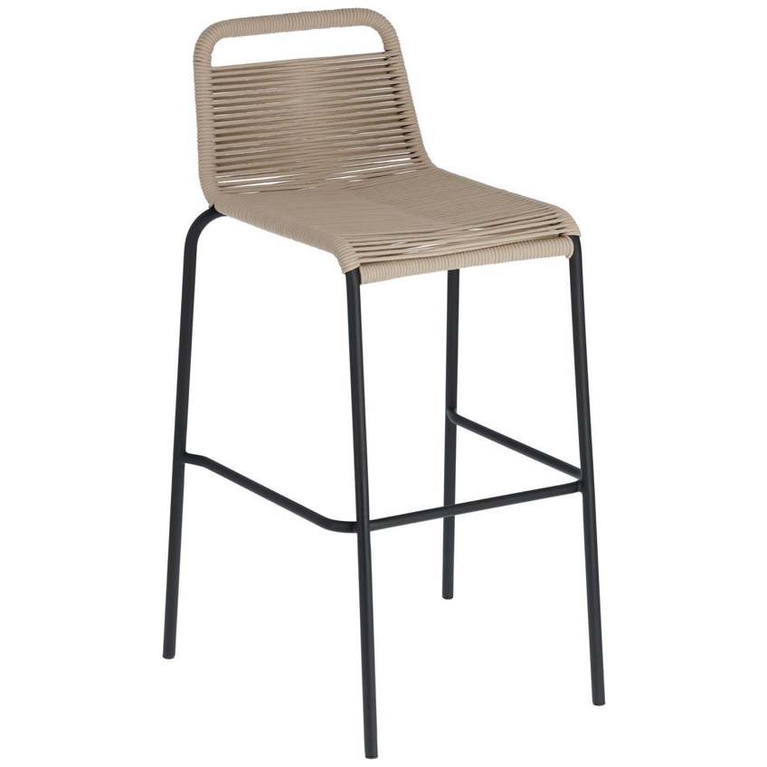Béžová pletená barová židle Kave Home Lambton 74 cm Kave Home