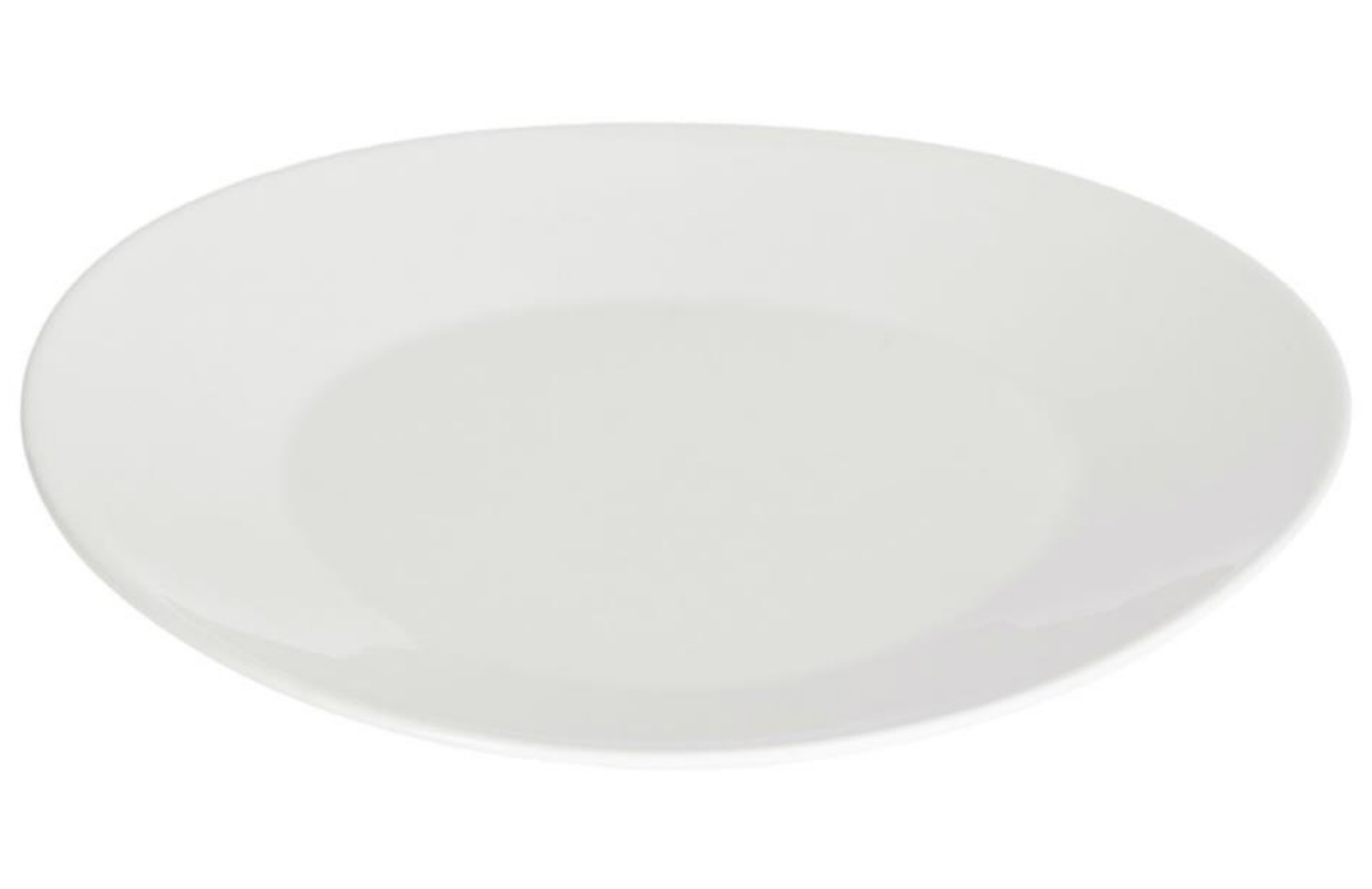 Bílý porcelánový dezertní talíř Kave Home Pierina 21