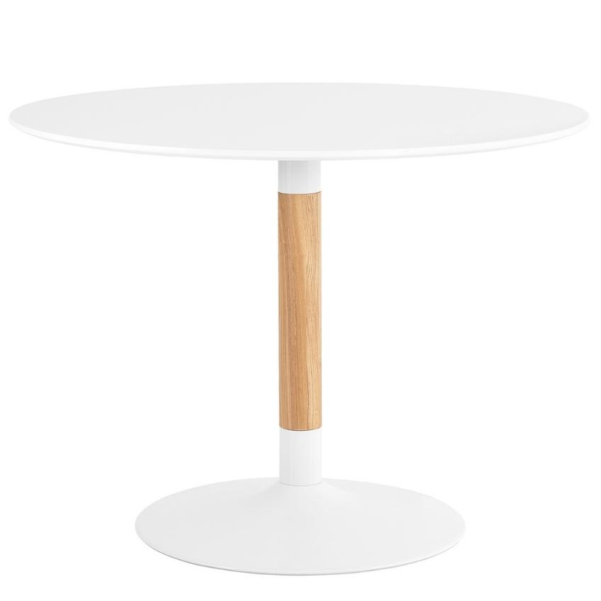 Bílý lakovaný jídelní stůl Somcasa Mira 120  cm Somcasa