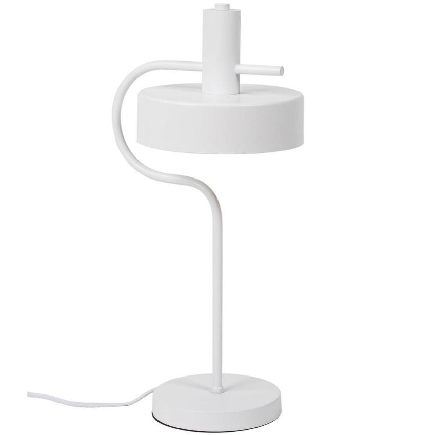 Bílá kovová stolní lampa Somcasa Sax 51 cm Somcasa