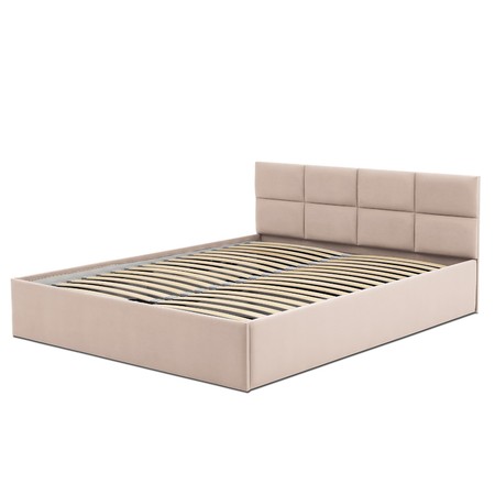 Čalouněná postel MONOS bez matrace rozměr 160x200 cm Tmavě šedá