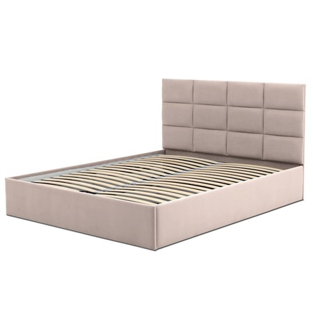 Čalouněná postel TORES bez matrace rozměr 160x200 cm Granátová