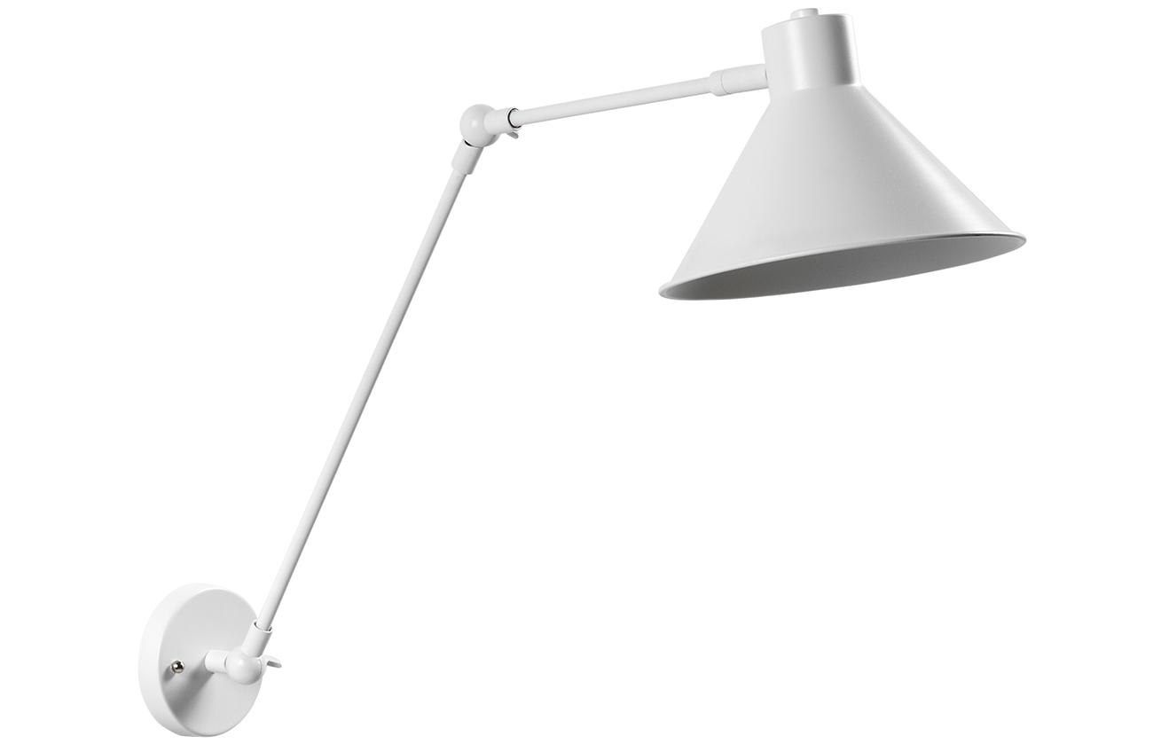 Bílé kovové nástěnné světlo Kave Home Dione Kave Home