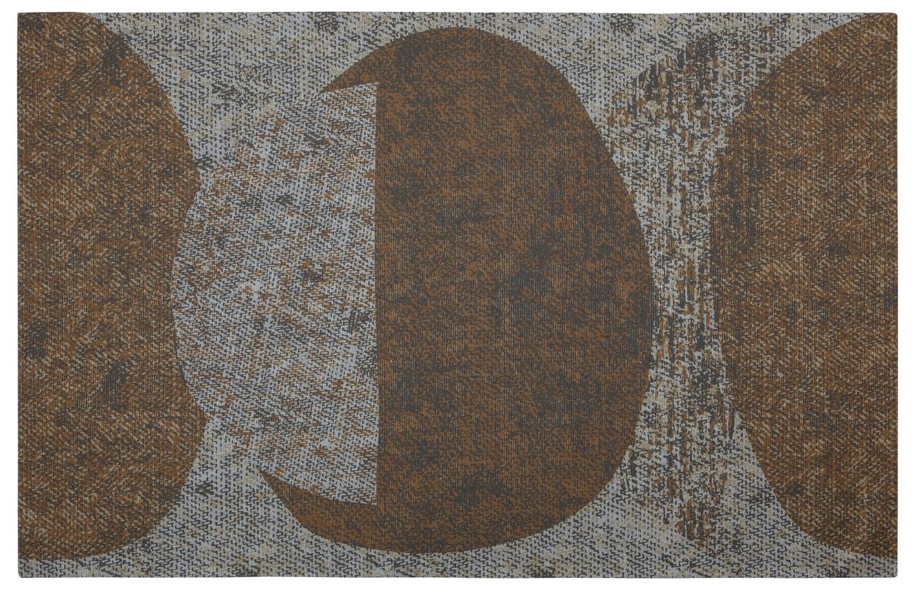 Hoorns Šedo hnědý látkový koberec Harlan 200 x 300 cm Hoorns