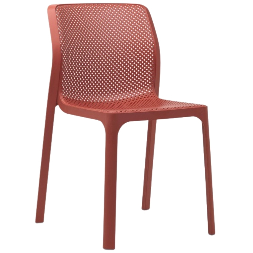 Nardi Červená plastová zahradní židle Bit Nardi