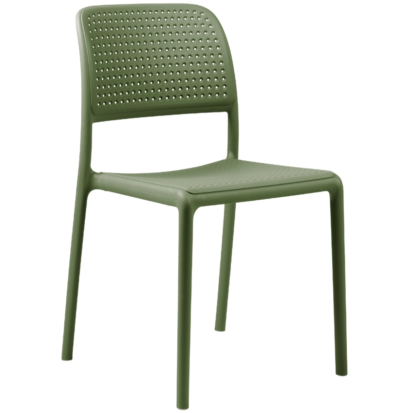 Nardi Zelená plastová zahradní židle Bora Nardi
