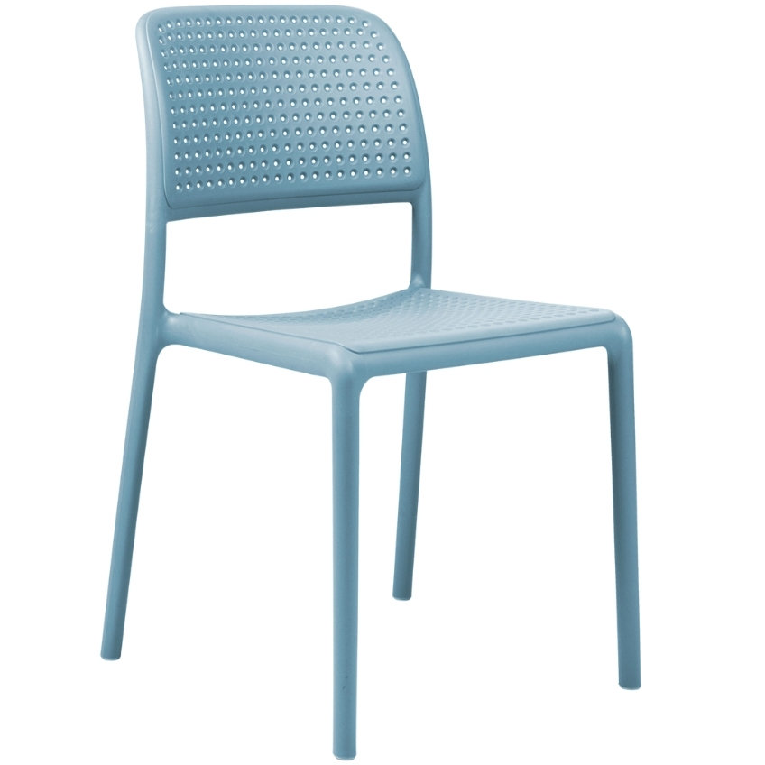 Nardi Světle modrá plastová zahradní židle Bora Nardi